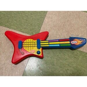 Little Tikes Pop Tunes Big Rocker Toy Electric Red Guitar Vintage 90’s Works